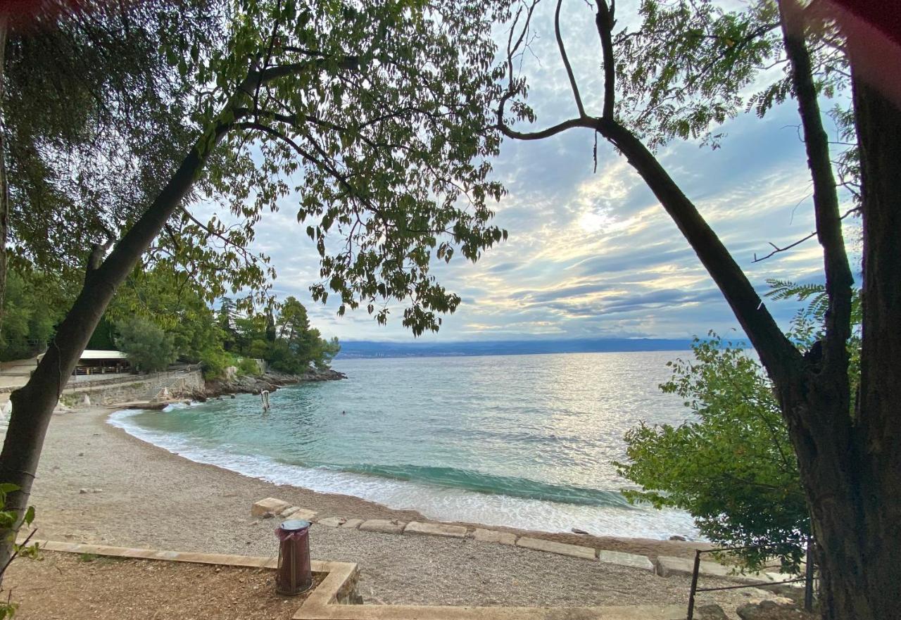 Villa Lovran - 150M To The Beach - Infinity Pool - Incredible Sea View - Fitness Room Exteriör bild