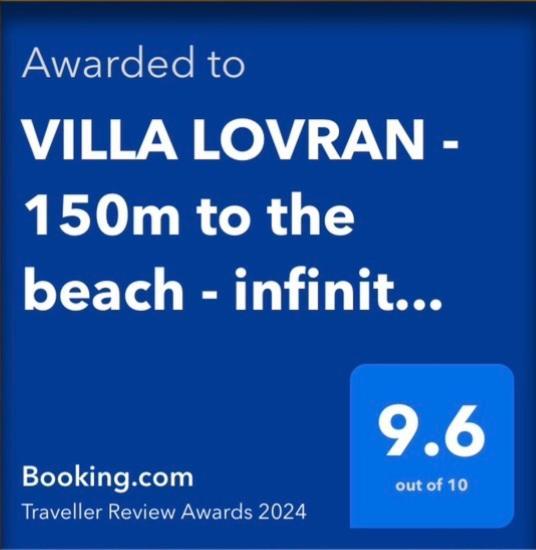 Villa Lovran - 150M To The Beach - Infinity Pool - Incredible Sea View - Fitness Room Exteriör bild