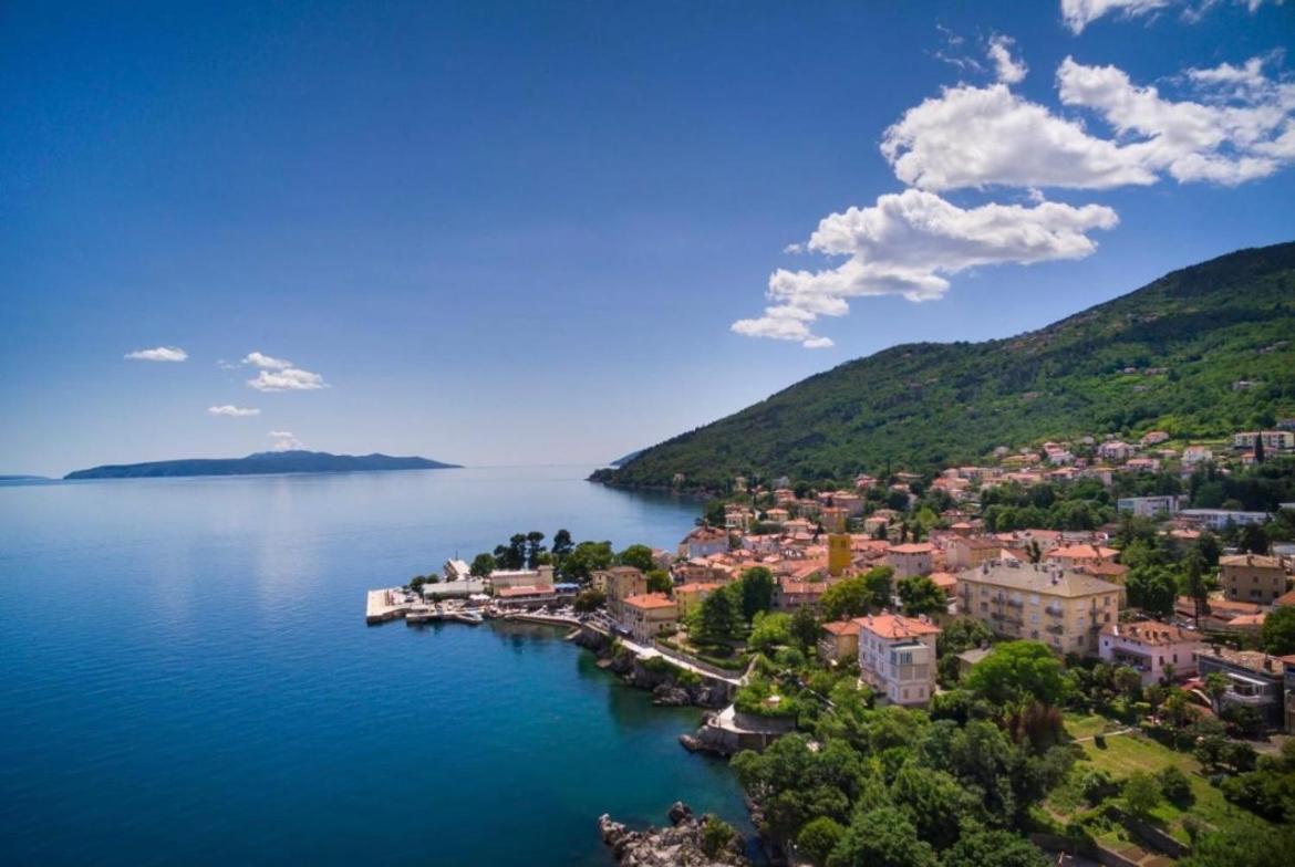 Villa Lovran - 150M To The Beach - Infinity Pool - Incredible Sea View - Fitness Room Exteriör bild
